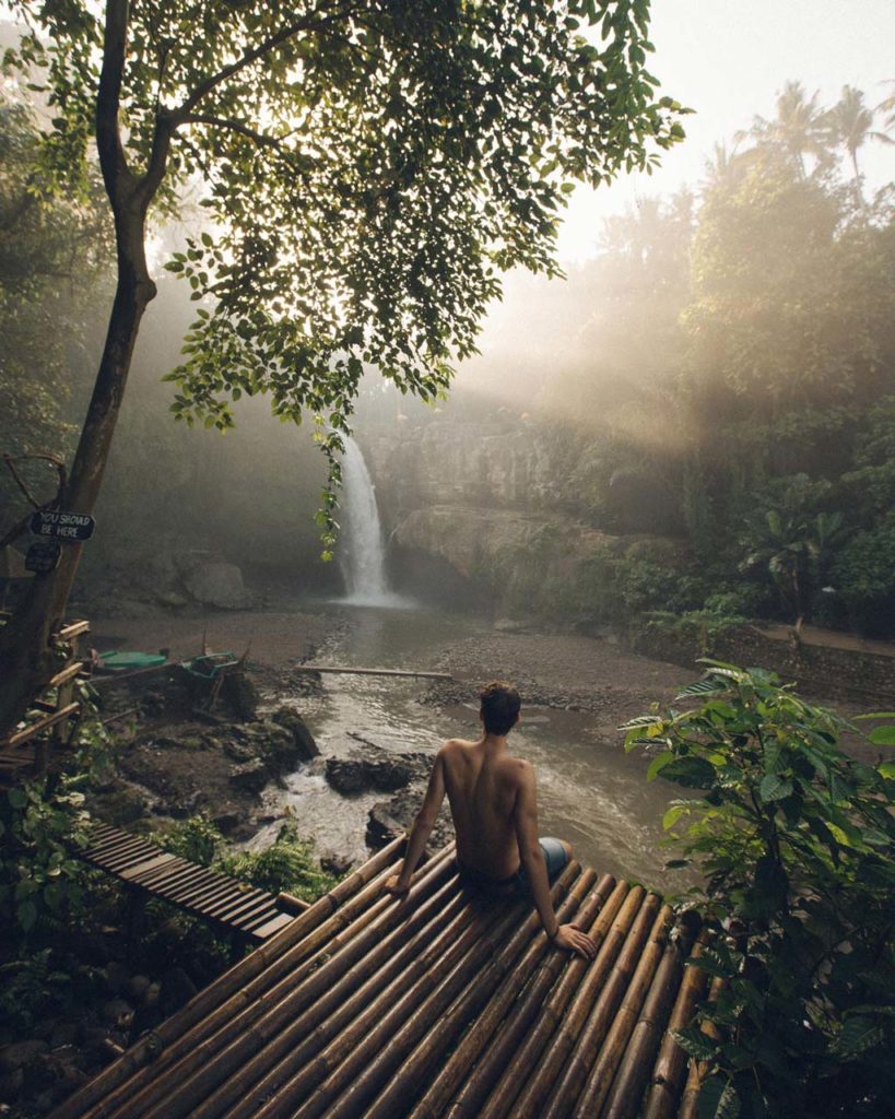 tegenungan waterfall bali nature