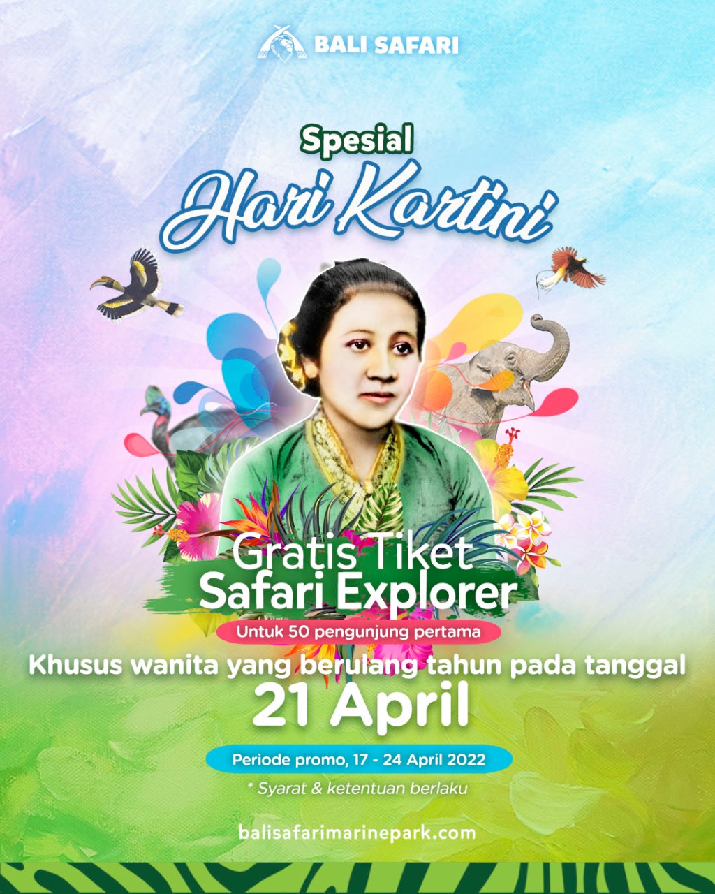 Makna Hari Kartini - Taman Safari Bali