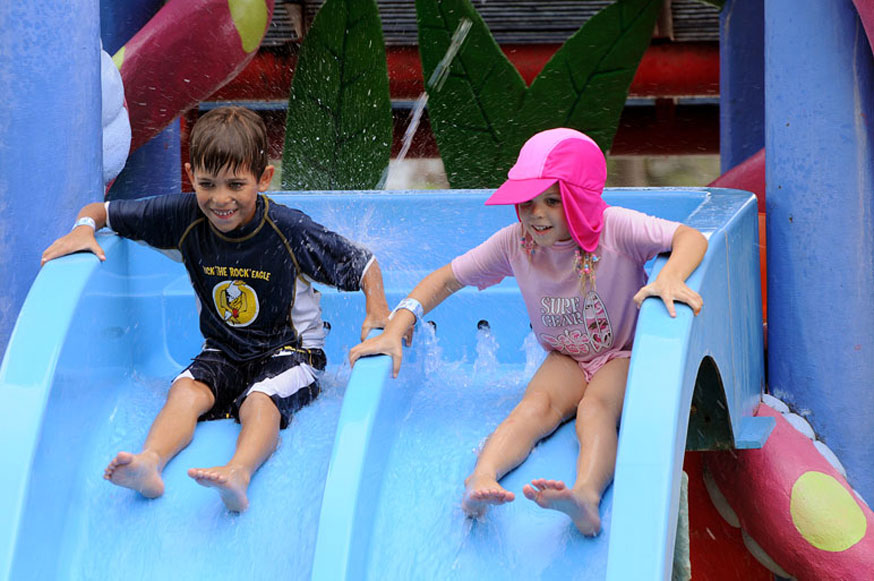 fun water play zone for the kids