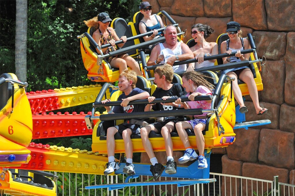 Go Go Bouncer one of the rides at Bali Safari Park