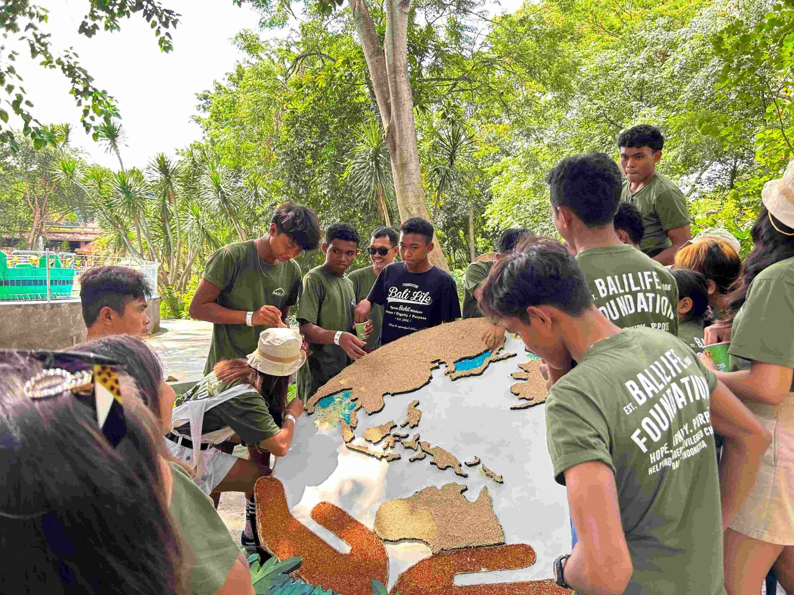 Collaboration between Bali Safari and Bali Life Foundation
