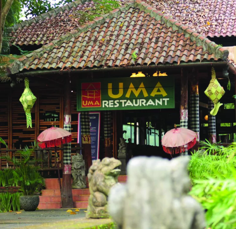 Uma Restaurant another Fine dining restaurants at Bali Safari Park